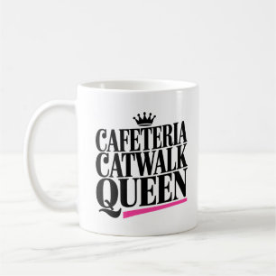 Cafeteria Catpromenprottdrottningens Rosa Chic Kaffemugg