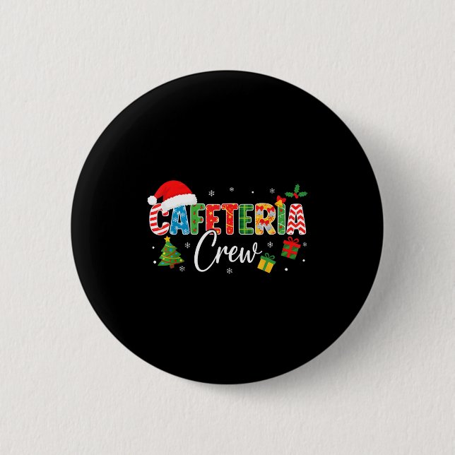 Cafeteria Crew Christmas Holiday School Staff Food Knapp (Framsida)