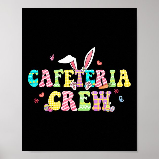 Cafeteria Crew Glad påsk Bunny Lunch Dam Match Poster (Framsidan)