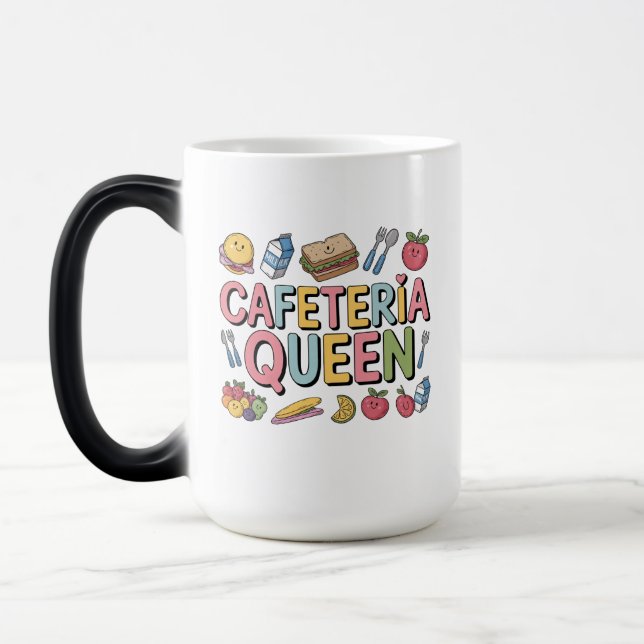 Cafeteria Queen Magisk Mugg (Vänster)