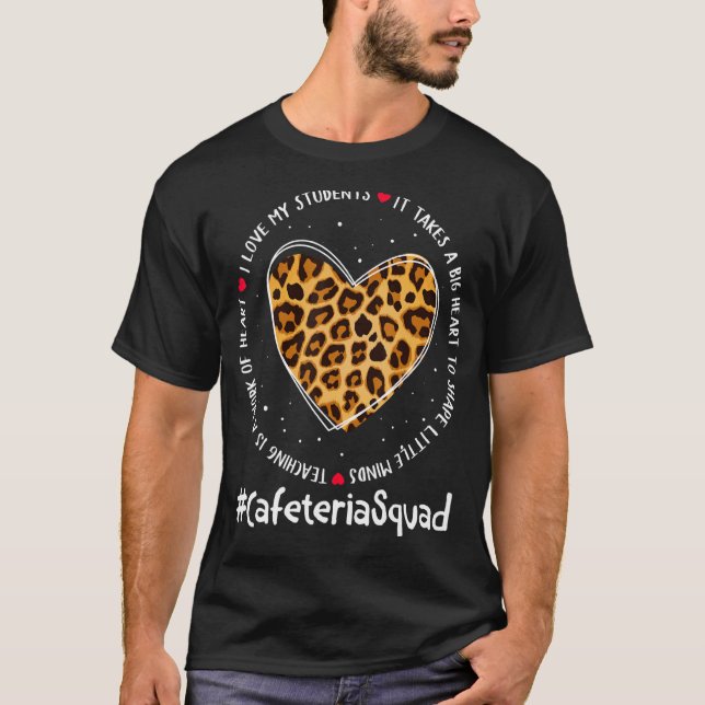 Cafeteria Squad Admin - utvärderingsvecka tillbaka T Shirt (Framsida)