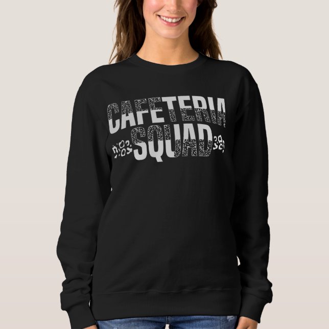 Cafeteria Squad Cafeteria Manager Worker Leopard 1 T Shirt (Framsida)