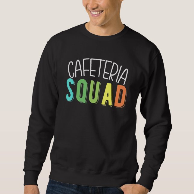 Cafeteria Squad Lunch Lady Lång Ärmad Tröja (Framsida)