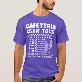 Cafeteria tillbaka till skolan retro vintage t shirt