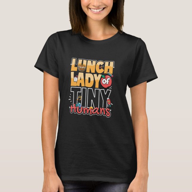 Cafeteria Worker Appreciation Back to school Lunch T Shirt (Framsida)
