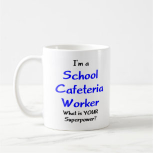 cafeteriaarbetare skola kaffemugg