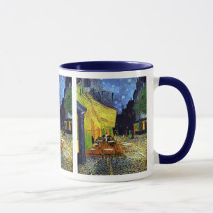 Cafeterrass på natten av Van Gogh Mugg
