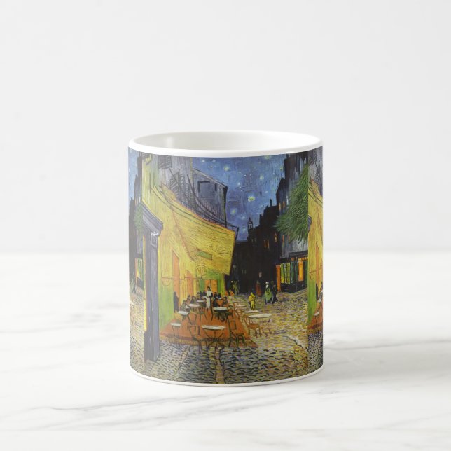 Cafeterrass på natten - Vincent Van Gogh Kaffemugg (Center)