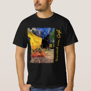 Cafeterrassen om natten av Vincent van Gogh T-shirt