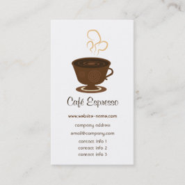 Cafevisitkort Visitkort