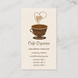 Cafevisitkort Visitkort