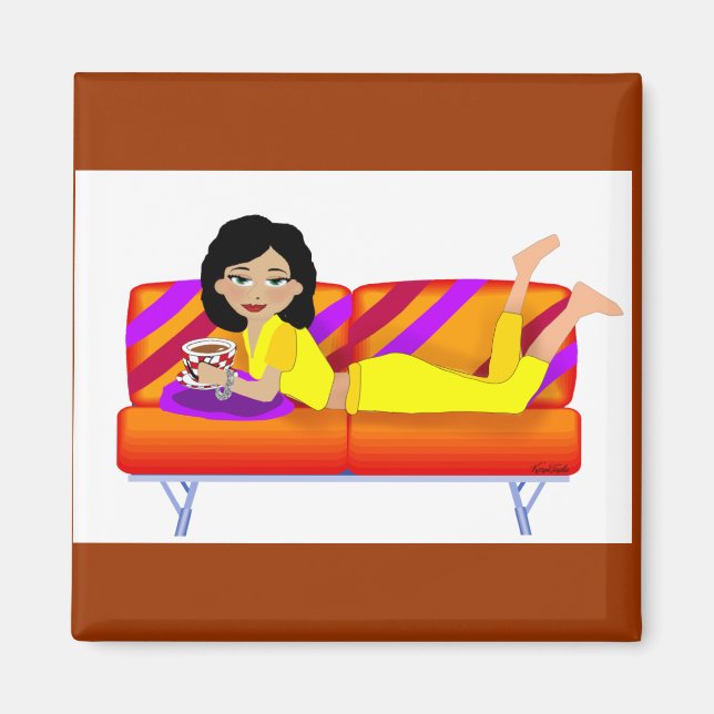 Caffe Diva Magnet (Framsidan)