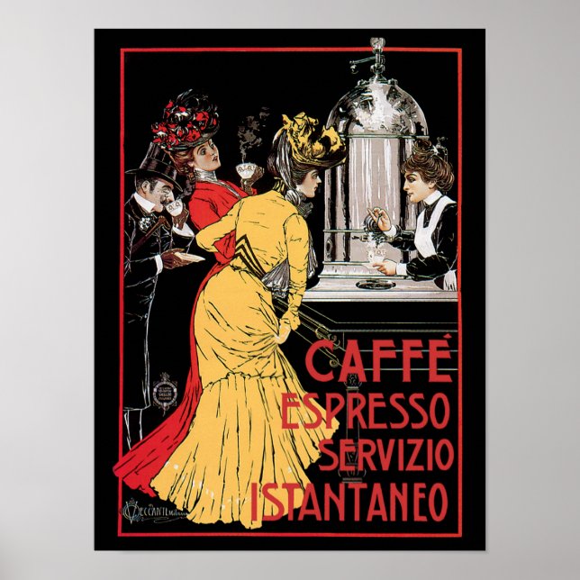 Caffe Espresso Poster (Framsidan)
