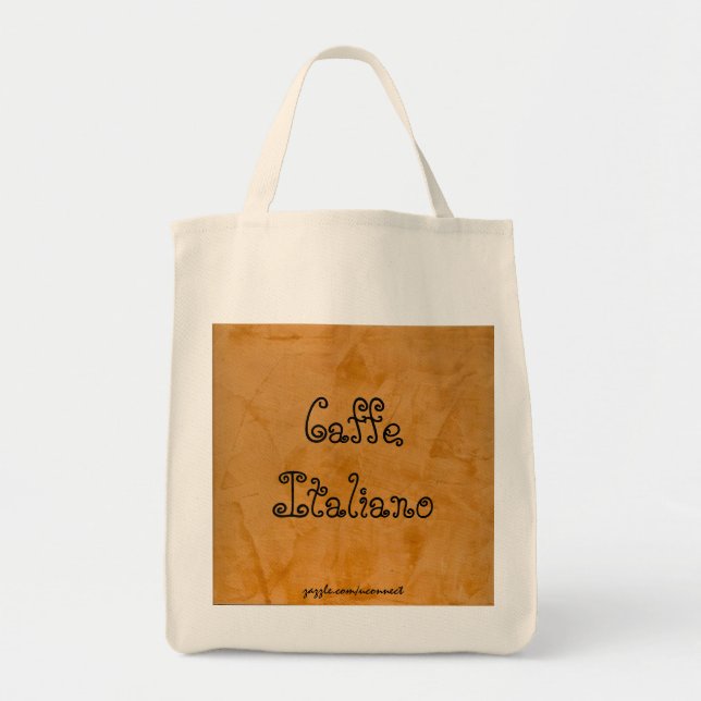 Caffe Italiano Tuscan Orange Matkappse Tygkasse (Framsidan)