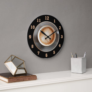 Caffé Latte Clock Stor Klocka