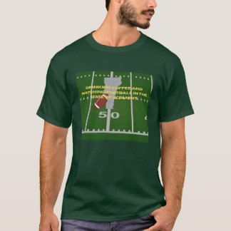Caffe och fotboll i Vermont T-shirt