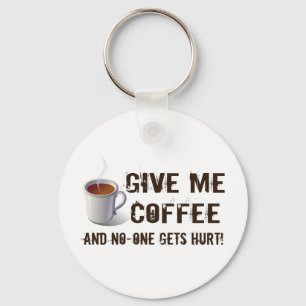Caffein förlust nyckelring