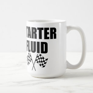 Caffeinated startknappvätska kaffemugg