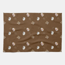 Caffeinated värld kökshandduk