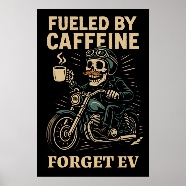 Caffeine Älskare United Poster (Framsidan)
