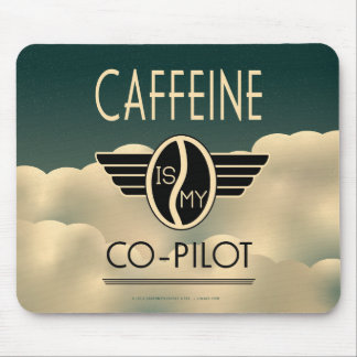 Caffeine är min medpilot musmatta