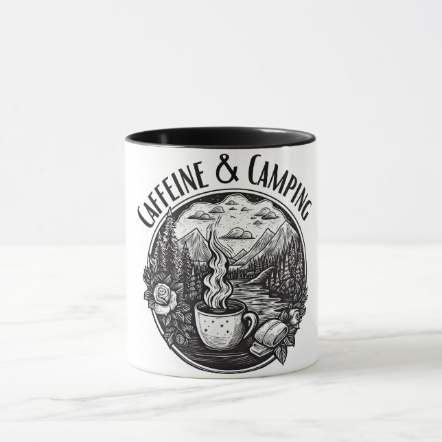 Caffeine & Camping Mugg (Center)
