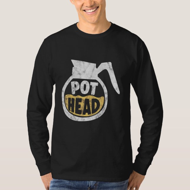 Caffeine Cbd Coffee Kopp Humor Pun T Shirt (Framsida)