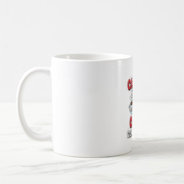 Caffeine&Chaos-koordinator Morgonkopp för kvinnor  Kaffemugg (Vänster)