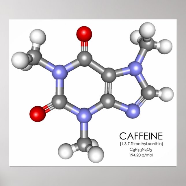 Caffeine - Coffee Poster (Framsidan)