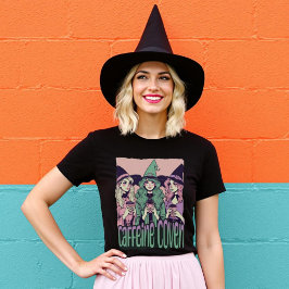 Caffeine Coven Pastel Goth Halloween Witches T Shirt