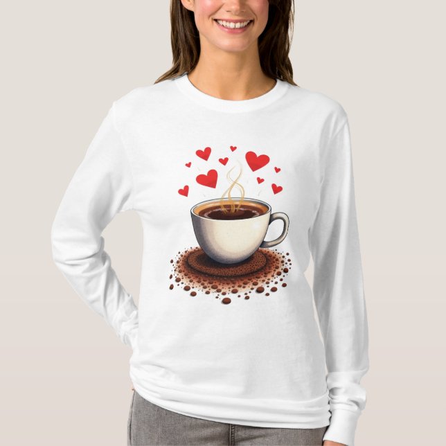 Caffeine Crush T-Shirt (Framsida)
