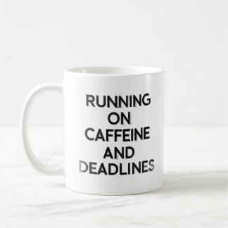 Caffeine & Deadlines Hustle Mug Kaffemugg