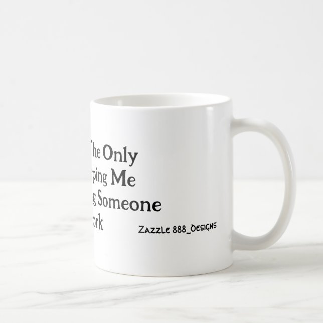 Caffeine-Fueled Sarcasm Kaffemugg (Höger)