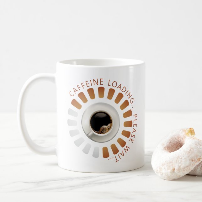 Caffeine loading kaffemugg (Med munk)