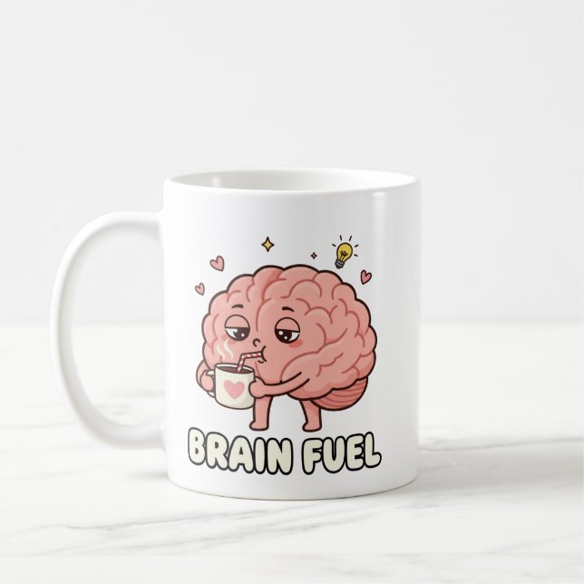 Caffeine Lover brain Kaffemugg (Vänster)