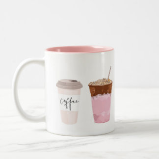 Caffeine Lover Coffee Mug for Morning Motivation Två-Tonad Mugg