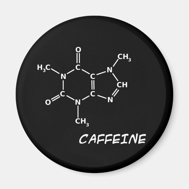 Caffeine Molecule Magnet (Framsidan)