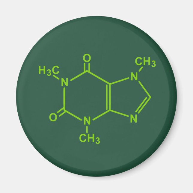 Caffeine Molecule Magnet (Framsidan)