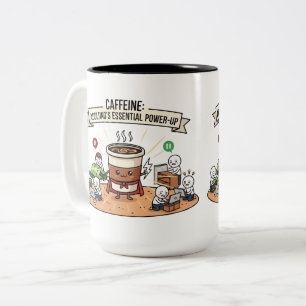 Caffeine Power Up Mugg - Lustigt adulting Coffee K