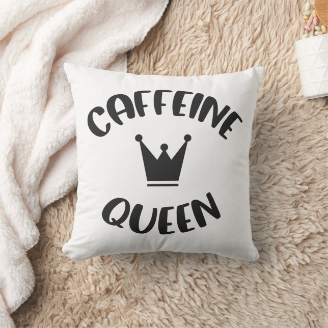 Caffeine Queen Kudde (Filt)