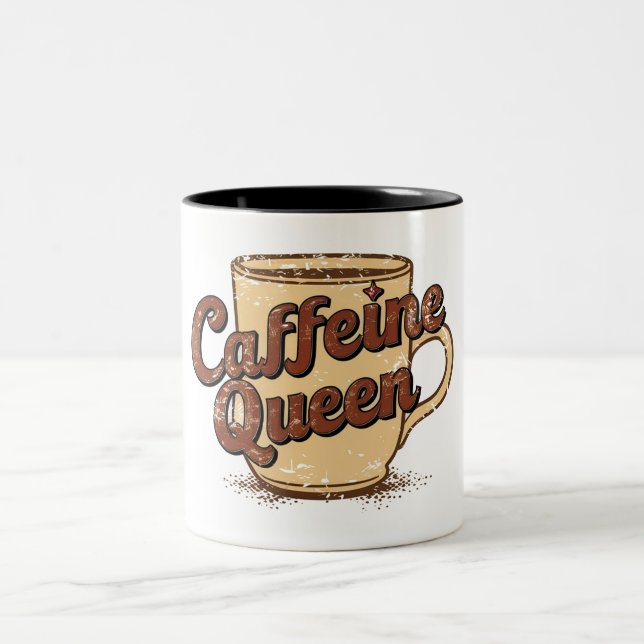 Caffeine Queen Två-Tonad Mugg (Center)