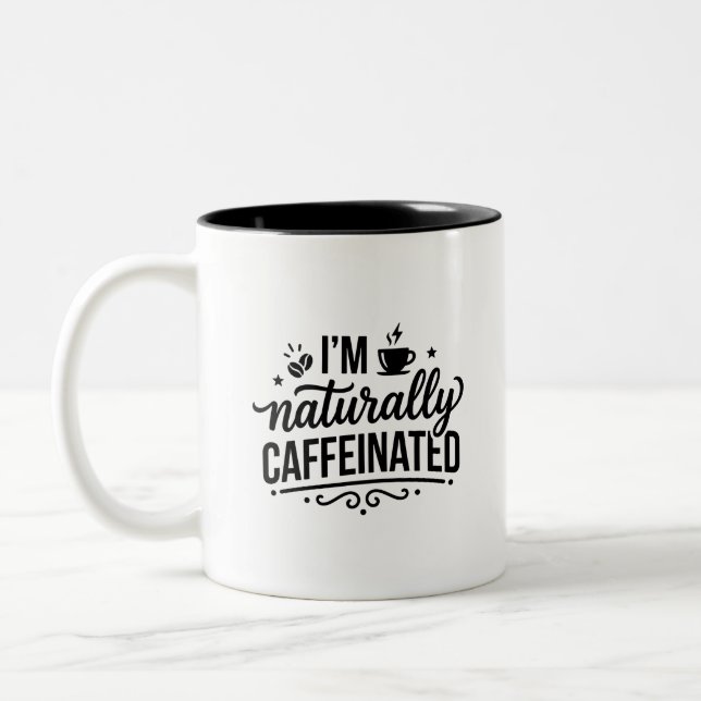 Caffeine Vibes Överföringsmugg Två-Tonad Mugg (Vänster)