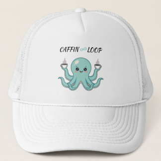 Caffin Loop Kawaii Hat – Cute Octopus Coffee Keps