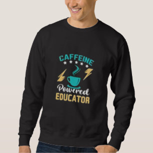 Caffined Powered Educator Lång Ärmad Tröja