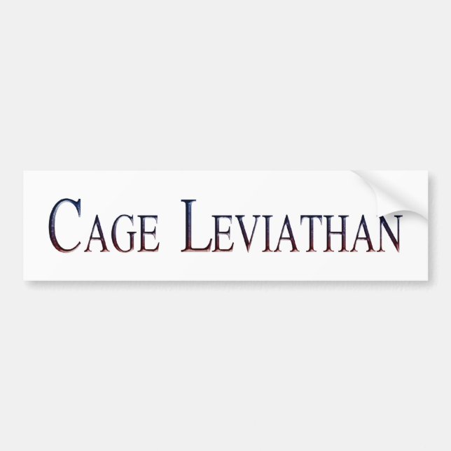 Cage Leviathan Bildekal (Framsidan)