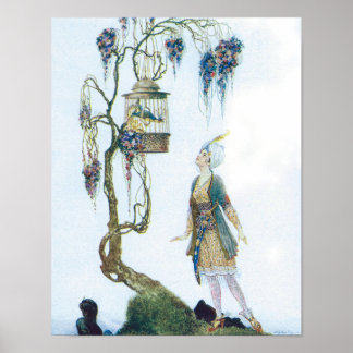 Caged Bird och Princess Poster