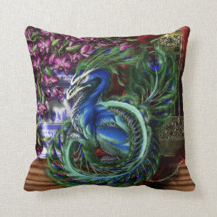 Caged ett förgyllt kudde