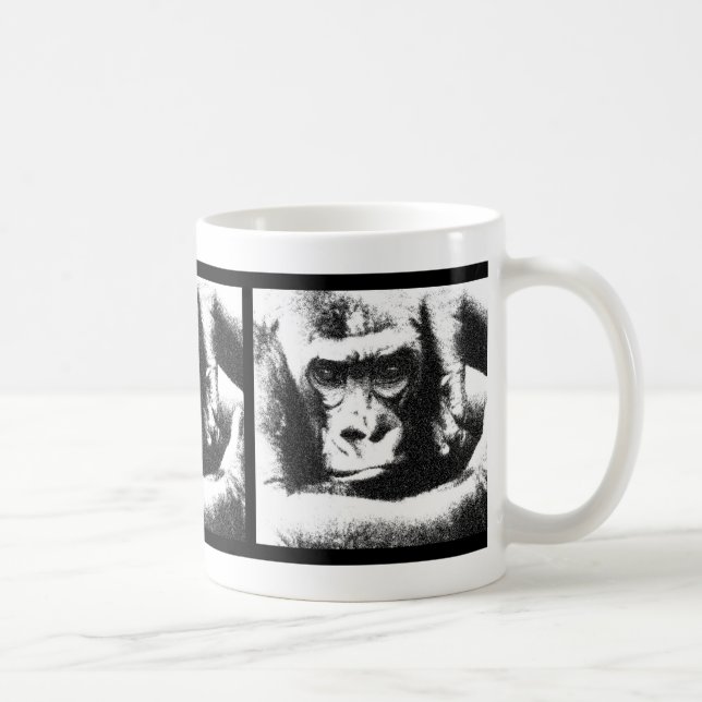 Caged Monkey - LaRue Kaffemugg (Höger)