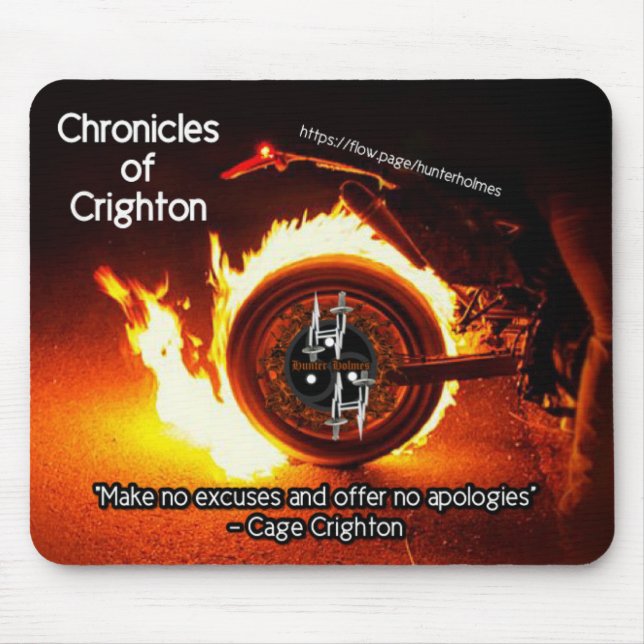 Cage's Motto - Hunter Holmes CoC | Mousepad Musmatta (Framsidan)