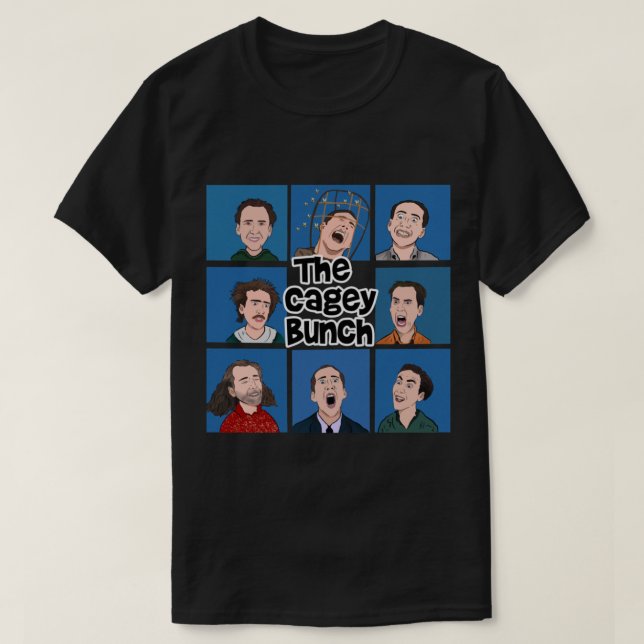 Cagey Bunch T Shirt (Design framsida)
